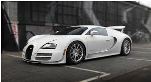 The Bugatti Veyron. Speed made solid.